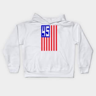 Support 45 Flag (Vert) Kids Hoodie